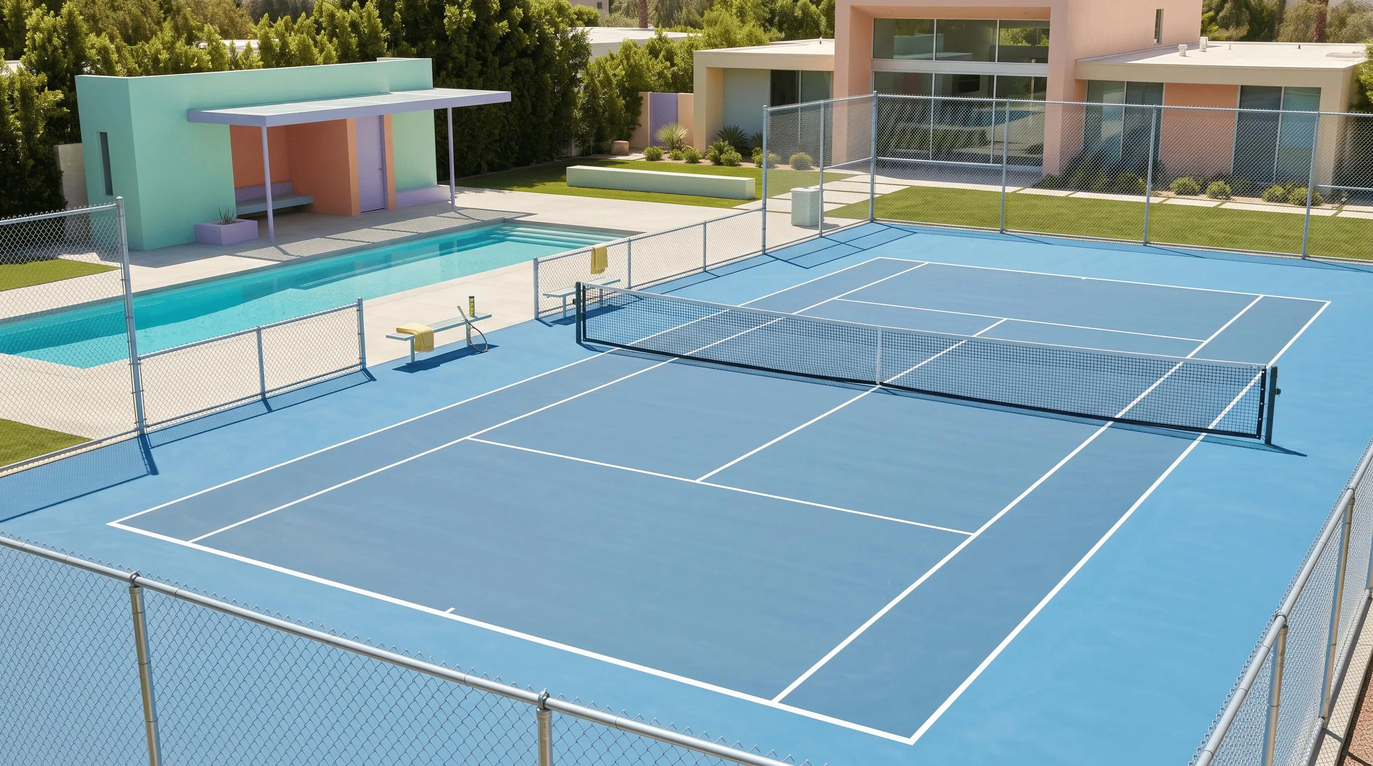 Tennis Court Construction in North York