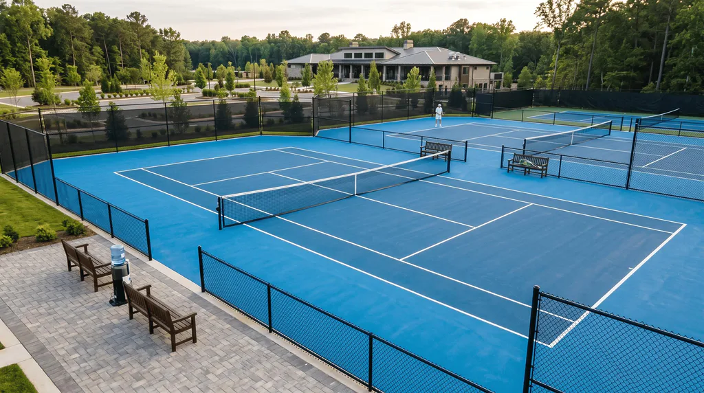Tennis Court Construction in Rosedale