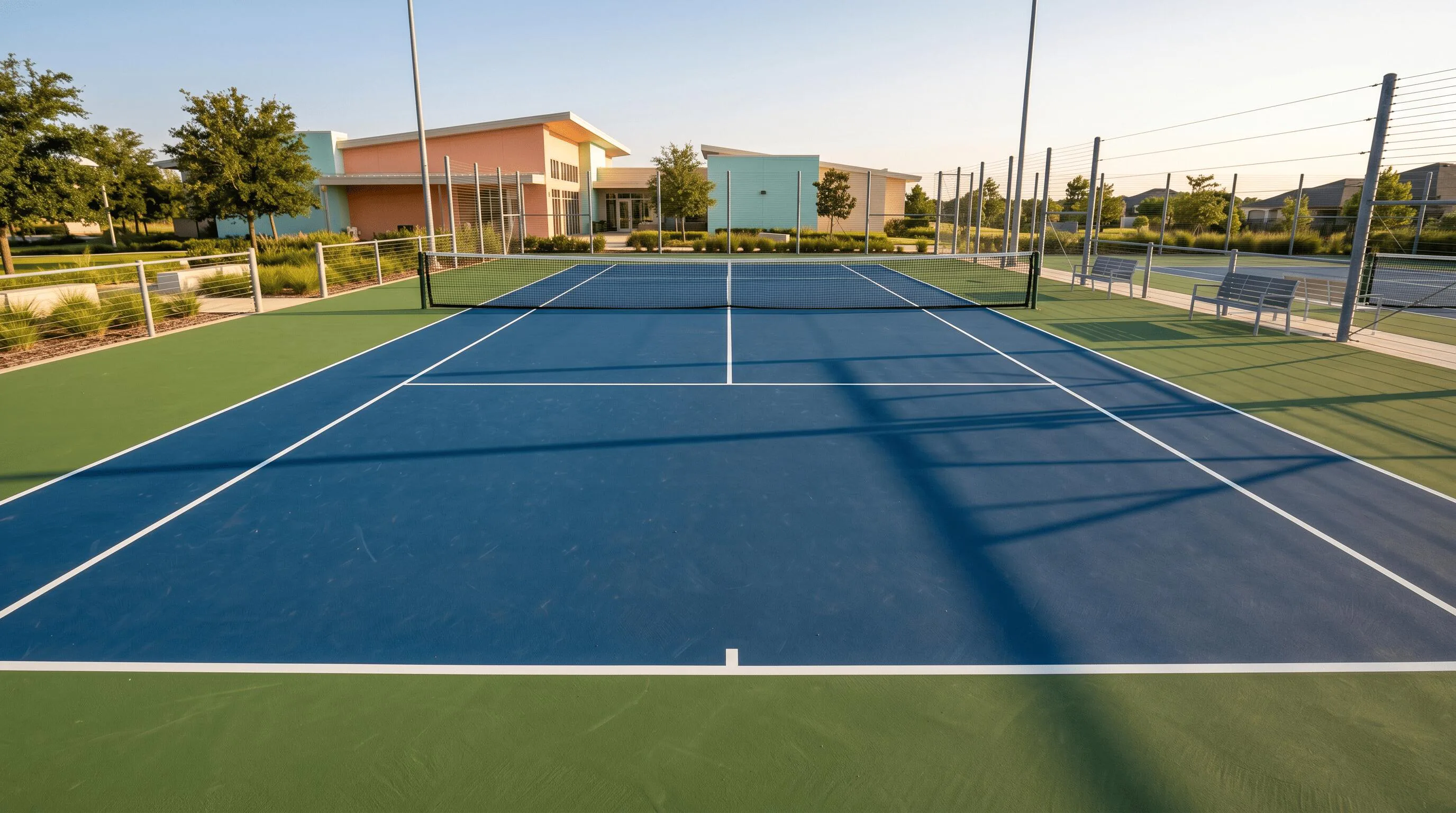 Tennis Court Construction in Schomberg