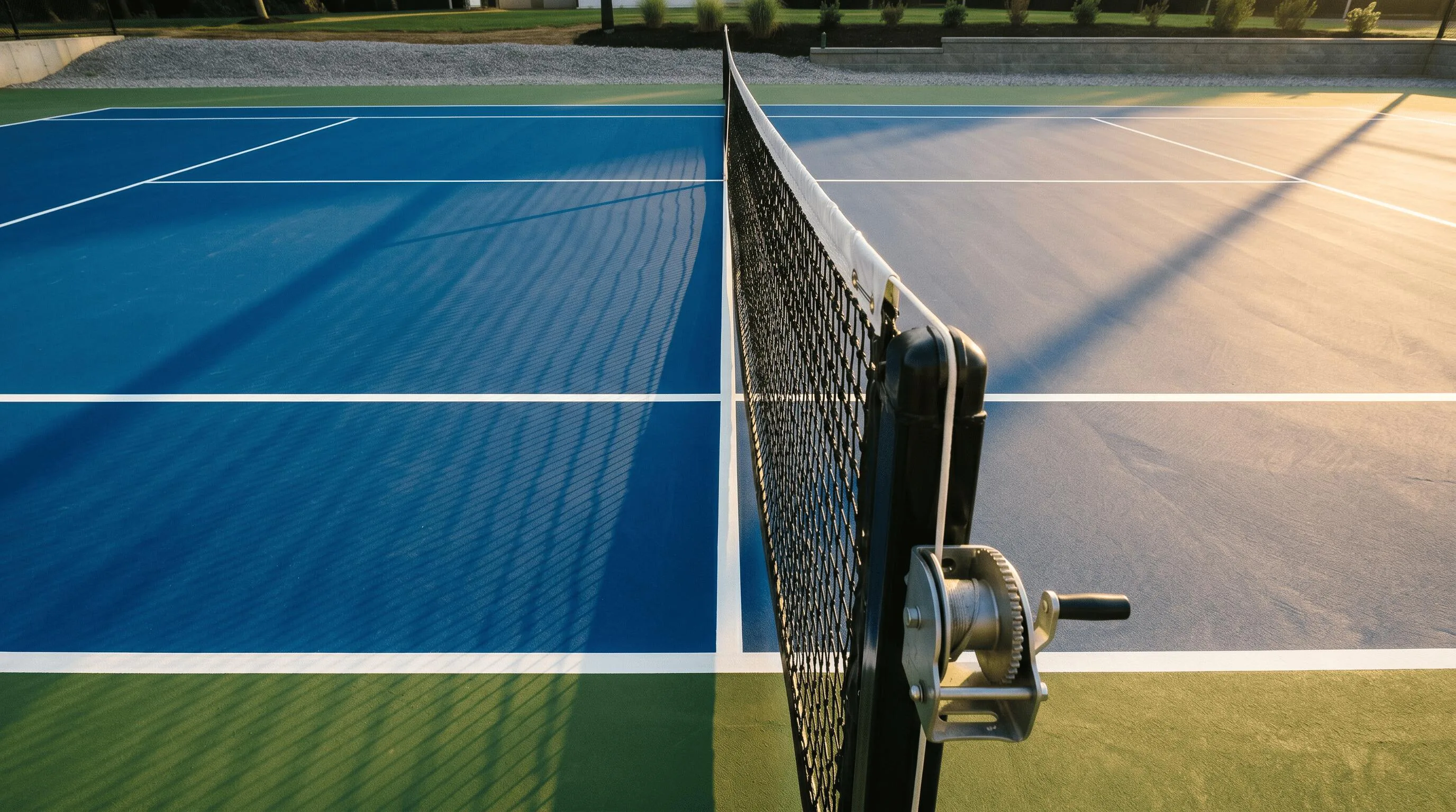 Tennis Court Construction in Stouffville
