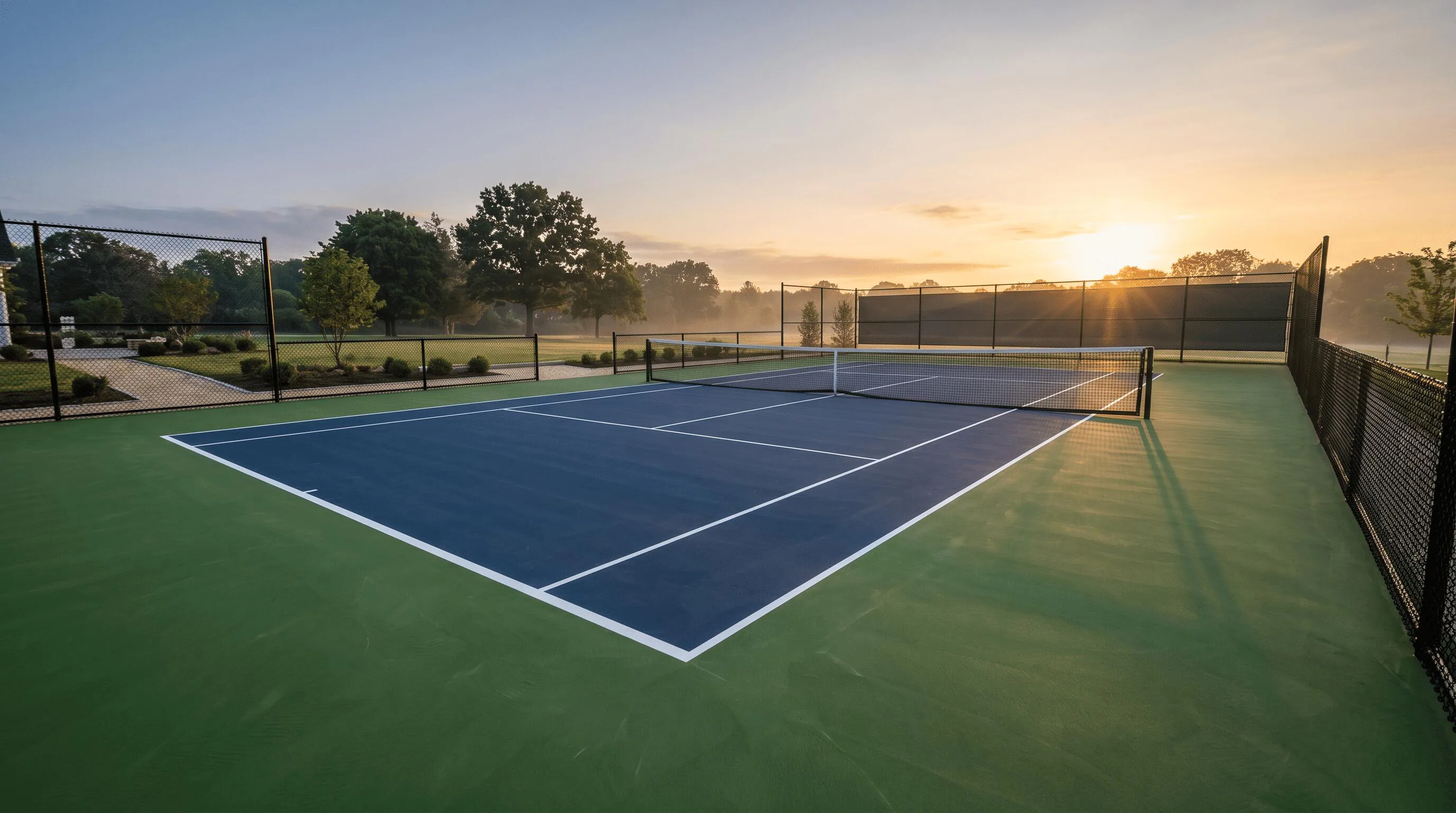 Tennis Court Construction in The Beaches