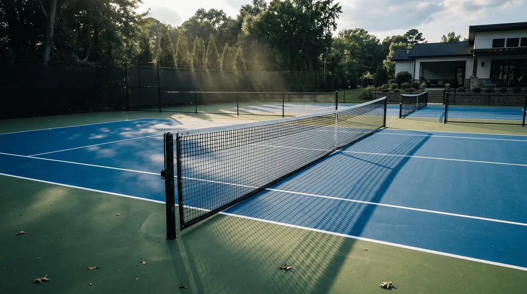 Tennis Court Construction in Unionville