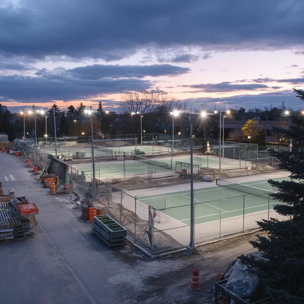 Tennis Court Construction in The Beaches