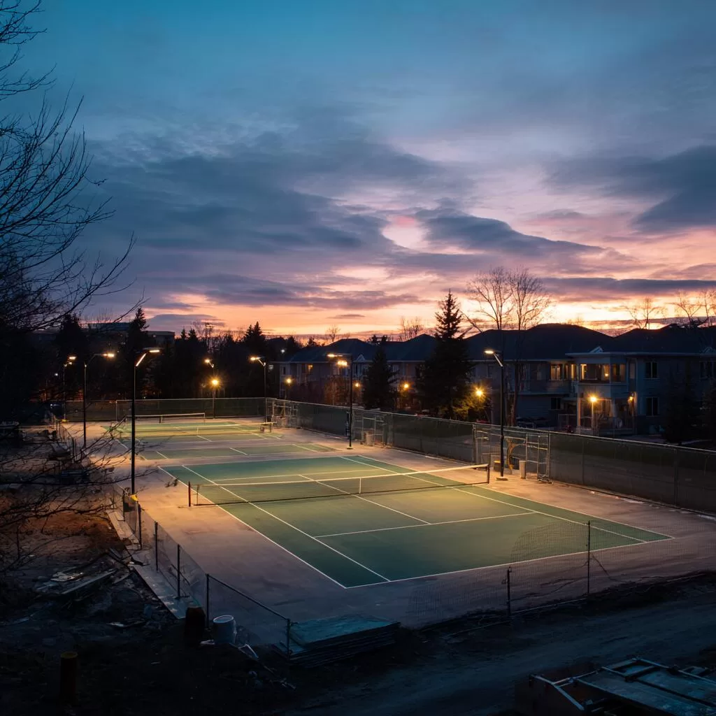 Tennis Court Construction in York Mills