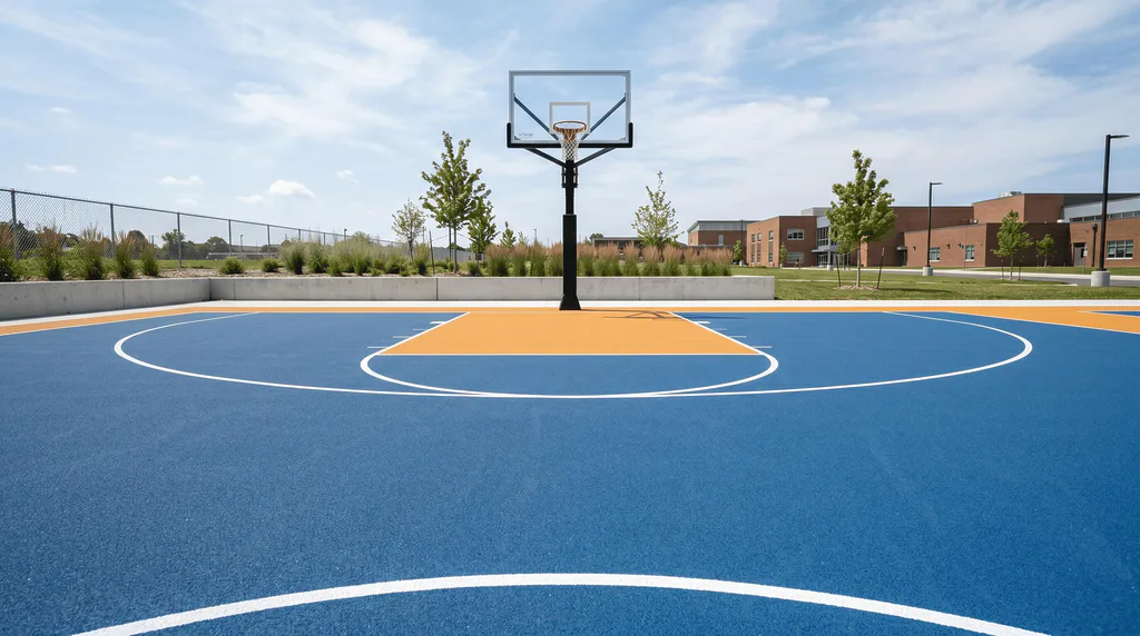Basketball Court Construction in Ajax