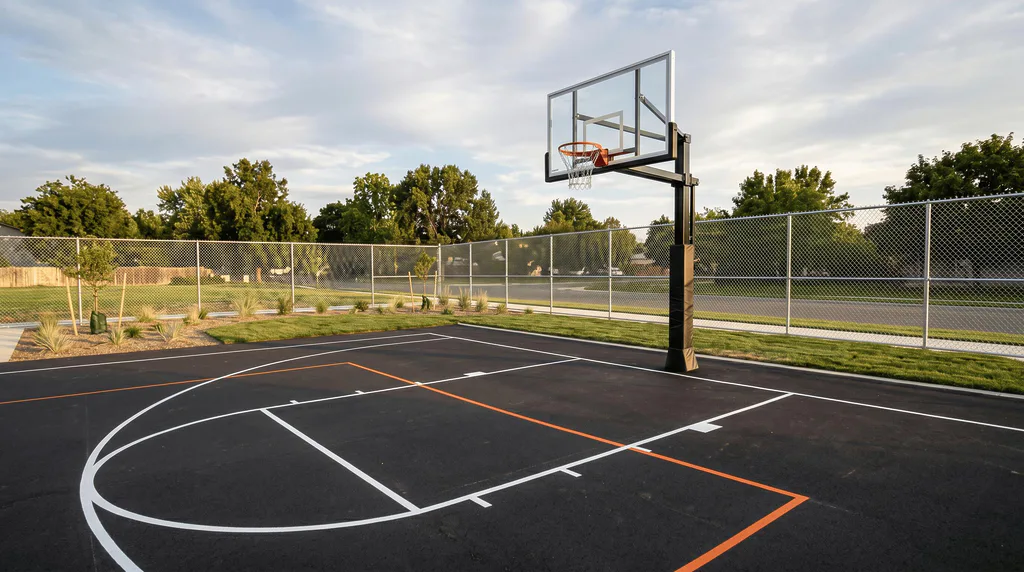 Basketball Court Construction in Blue Mountain
