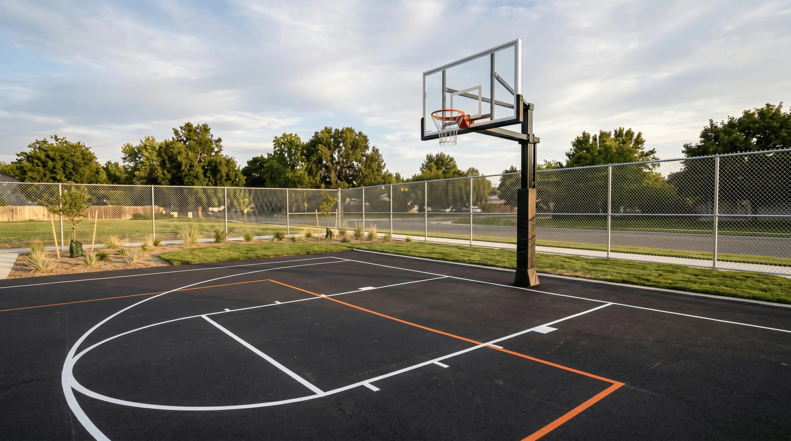 Basketball Court Construction in Blue Mountain