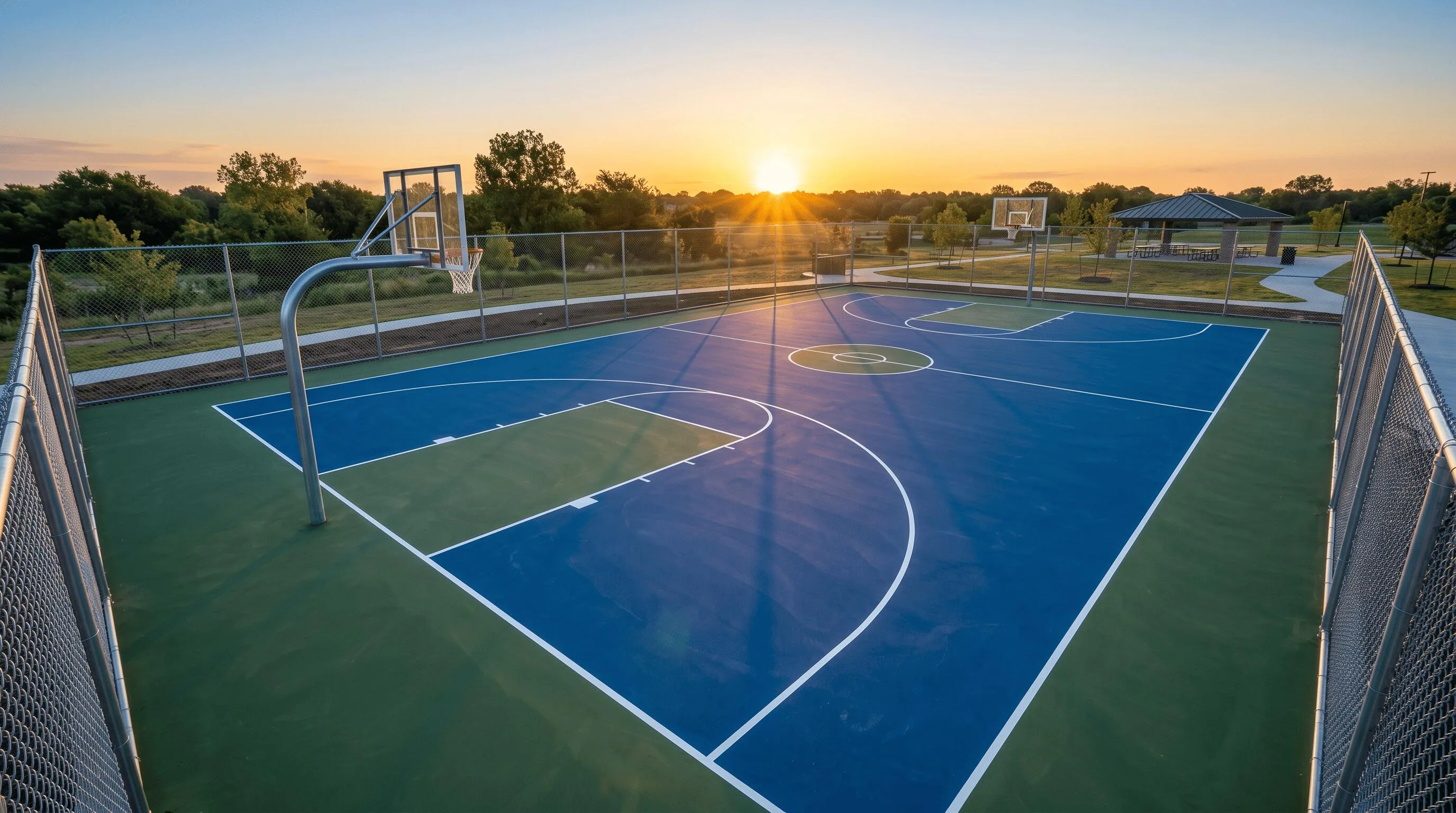 Basketball Court Construction in Bridle Path