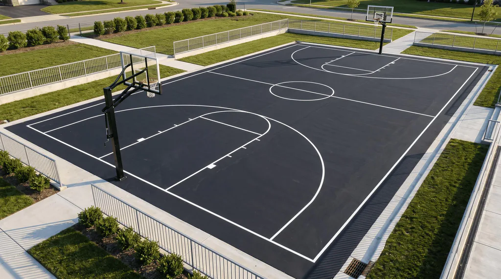Basketball Court Construction in Burlington