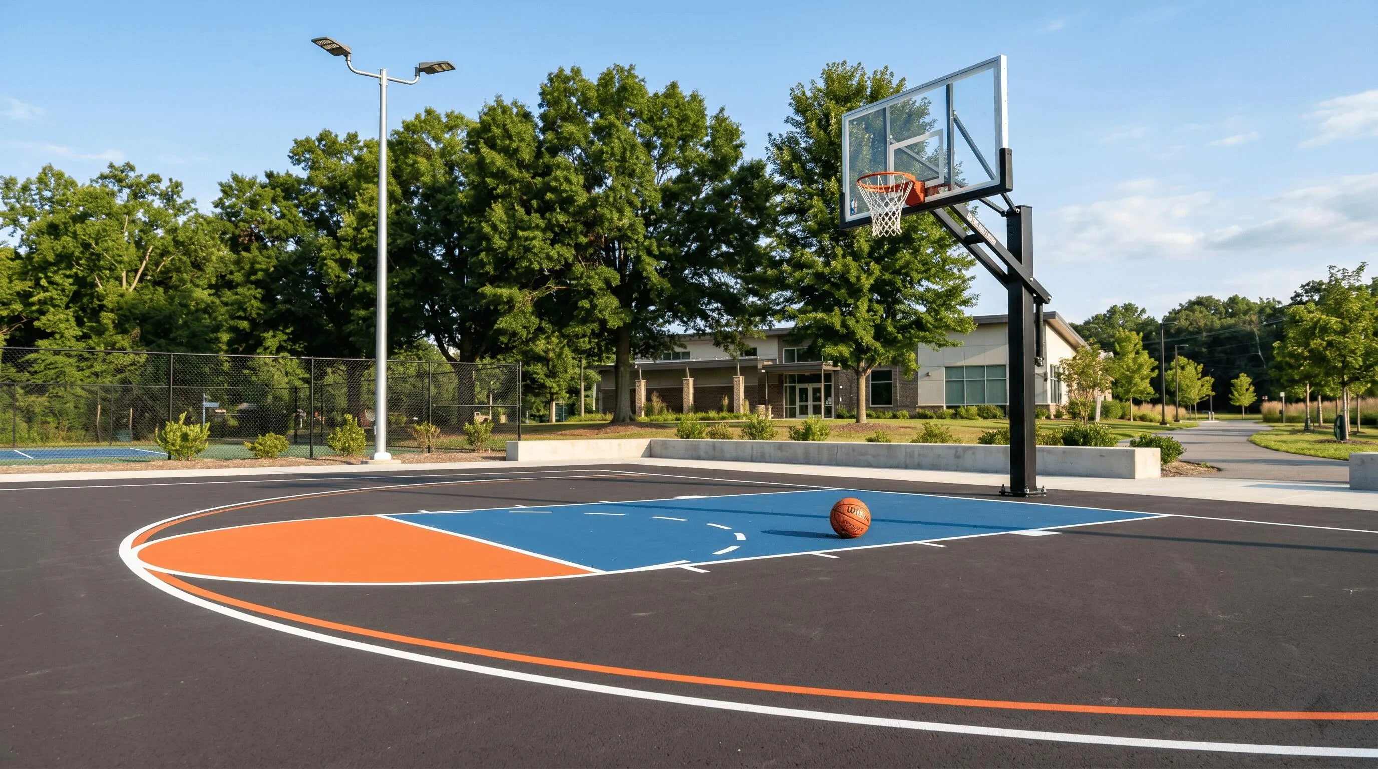 Basketball Court Construction in Downtown Toronto