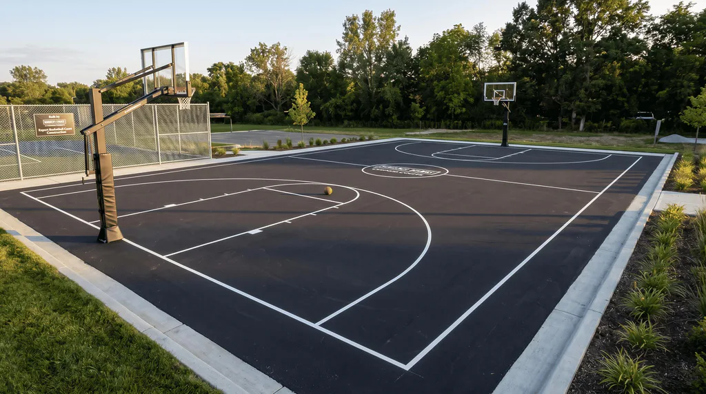 Basketball Court Construction in East York