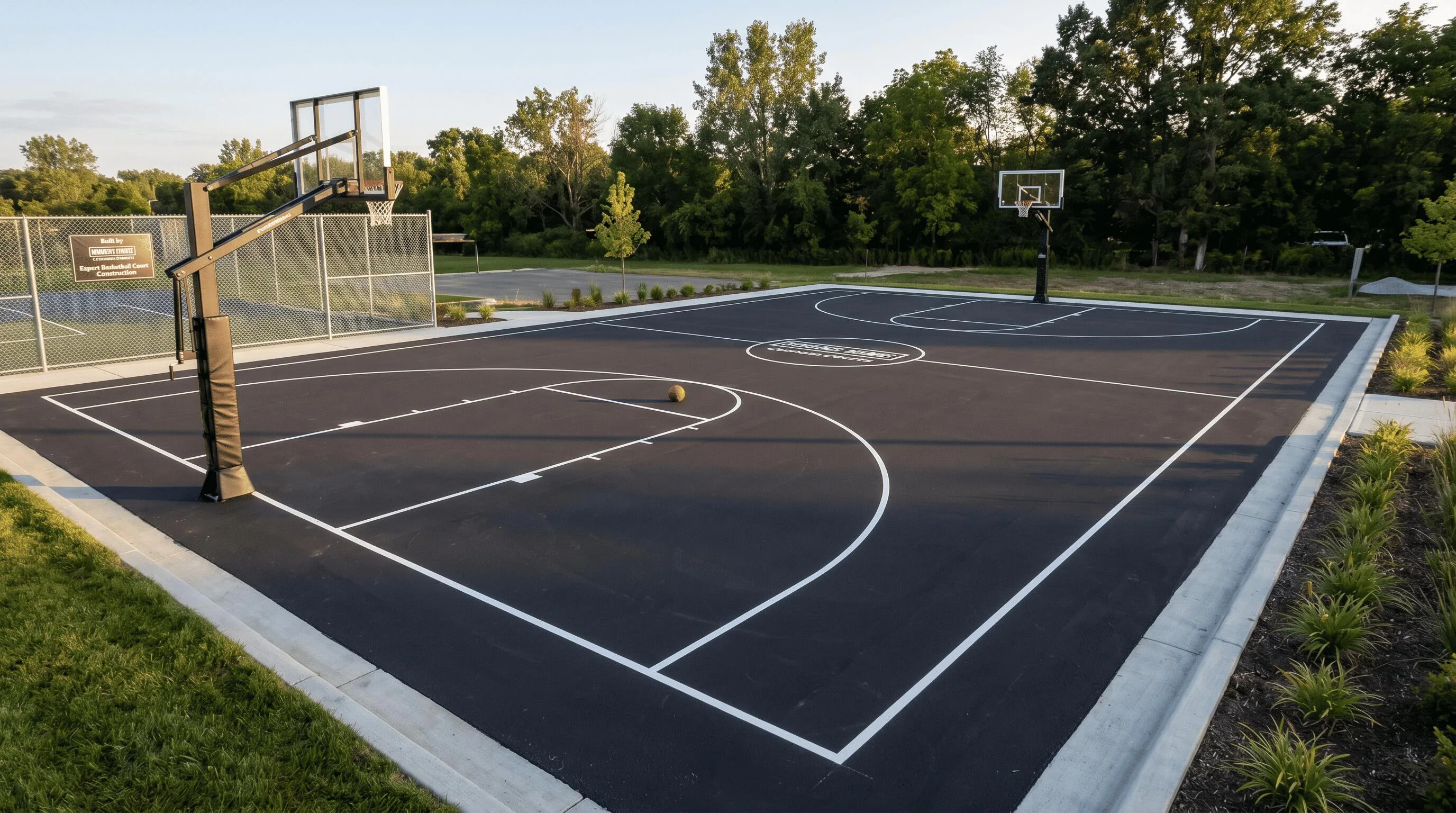 Basketball Court Construction in East York