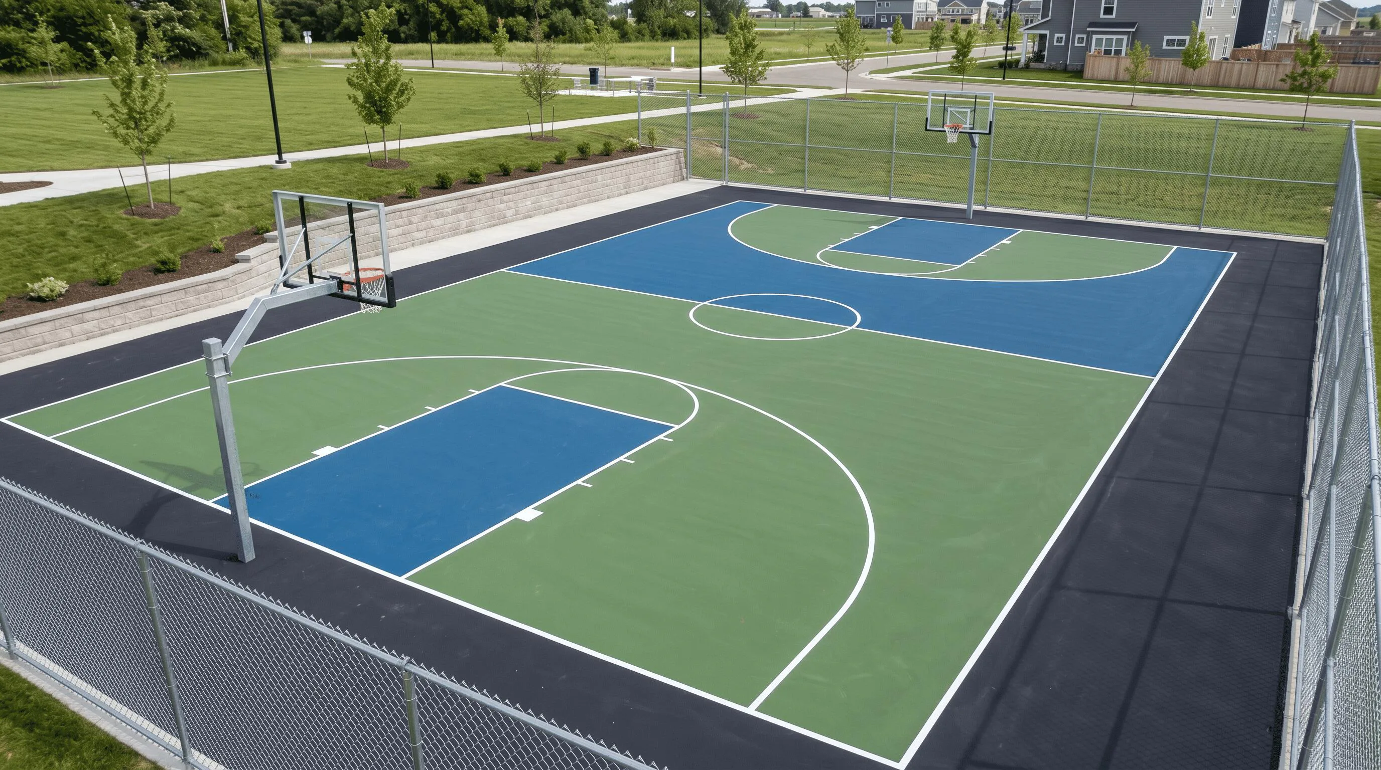 Basketball Court Construction in Etobicoke