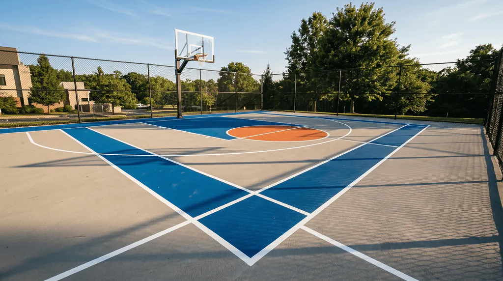 Basketball Court Construction in Georgetown