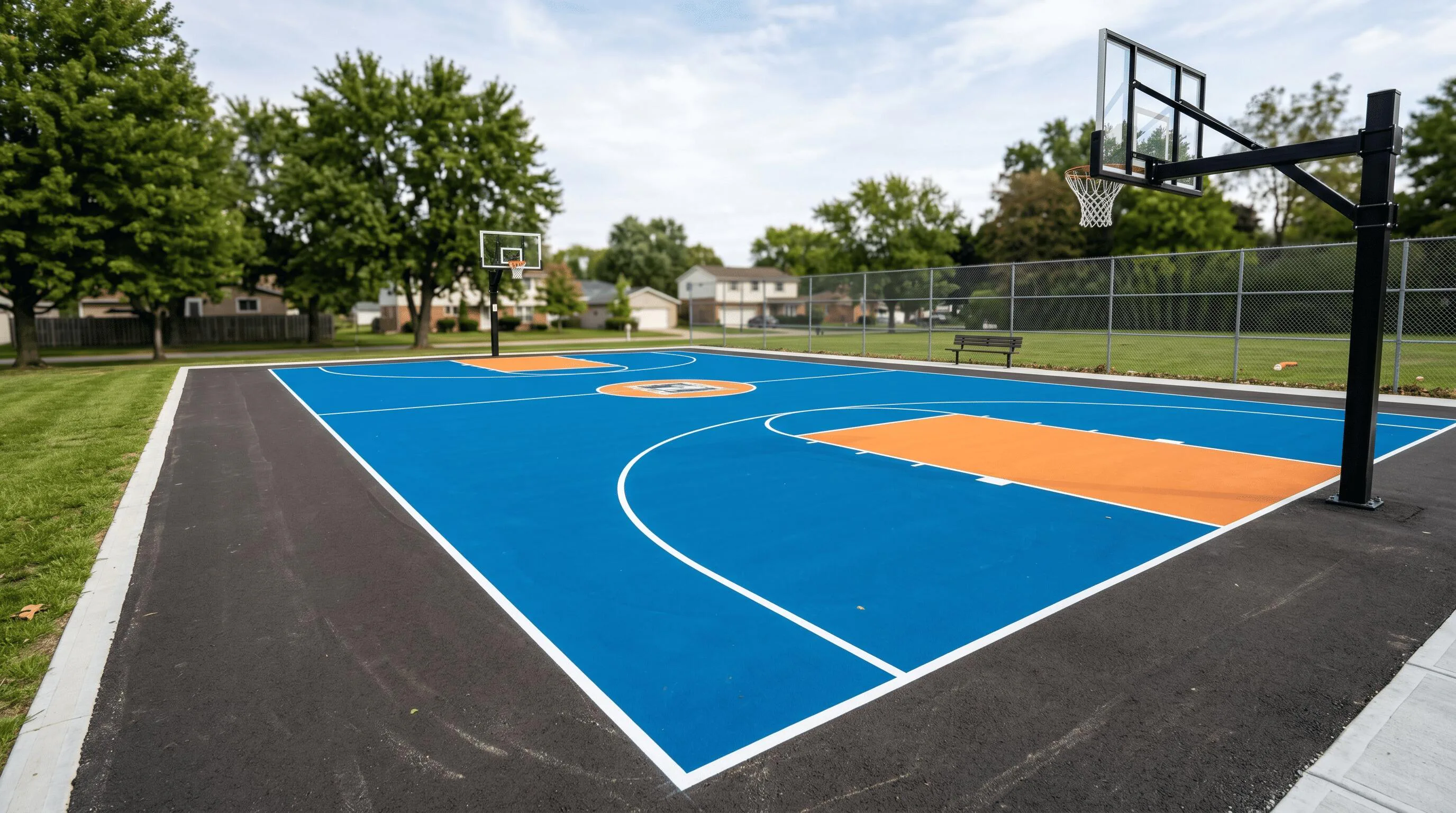 Basketball Court Construction in Innisfil