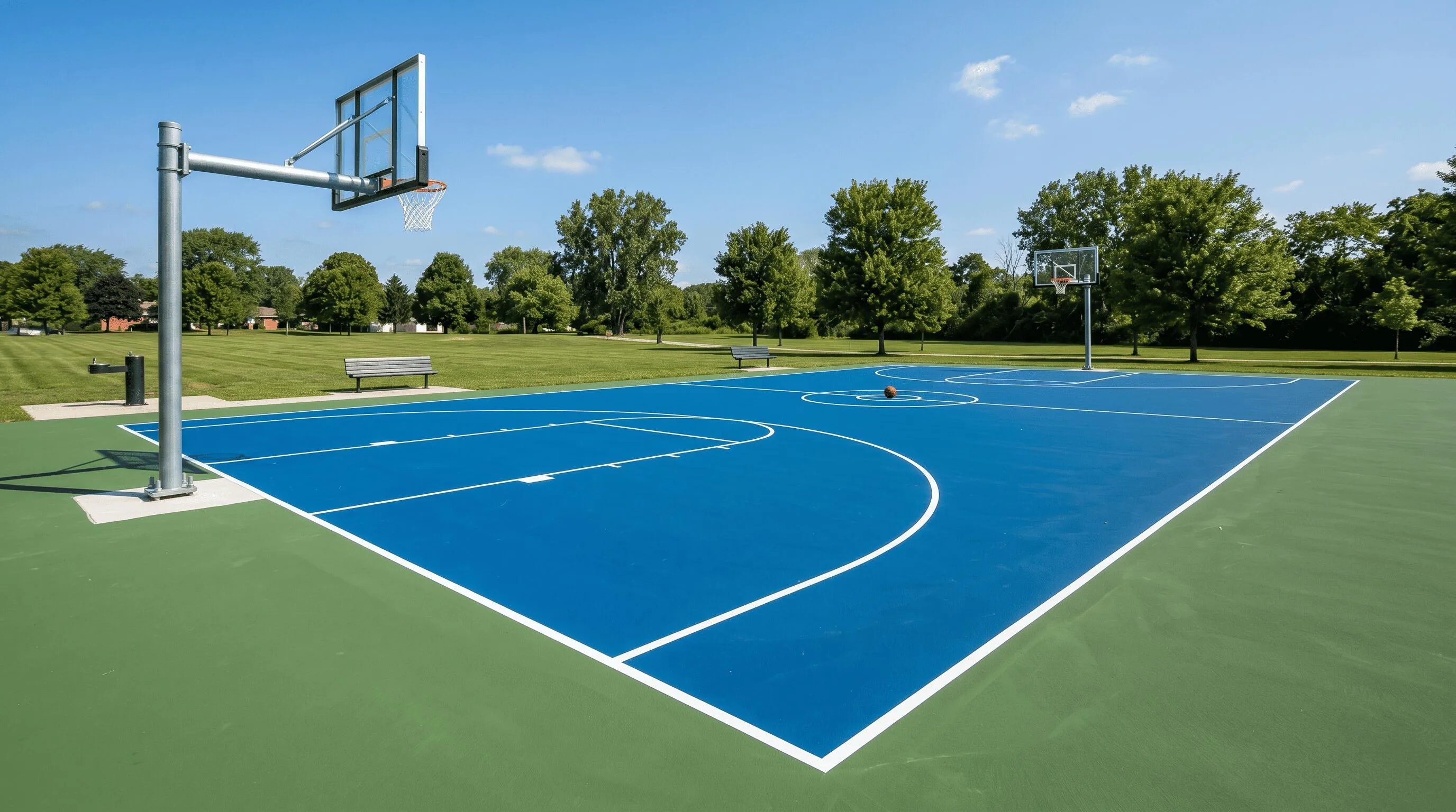 Basketball Court Construction in Kleinburg