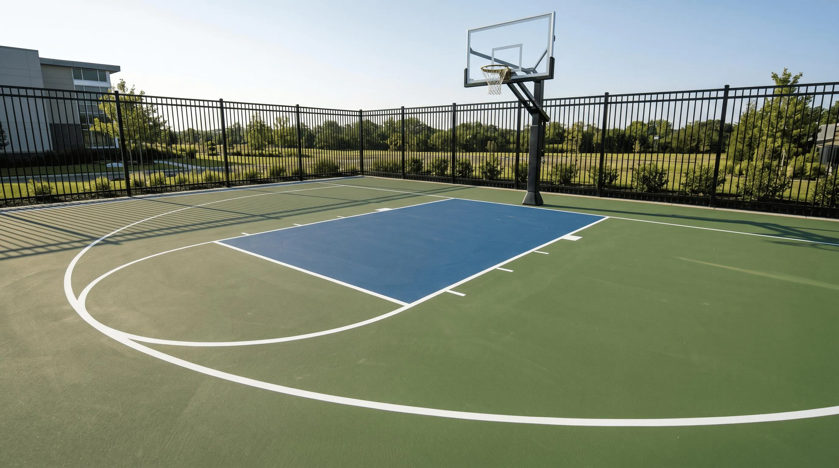 Basketball Court Construction in Newmarket