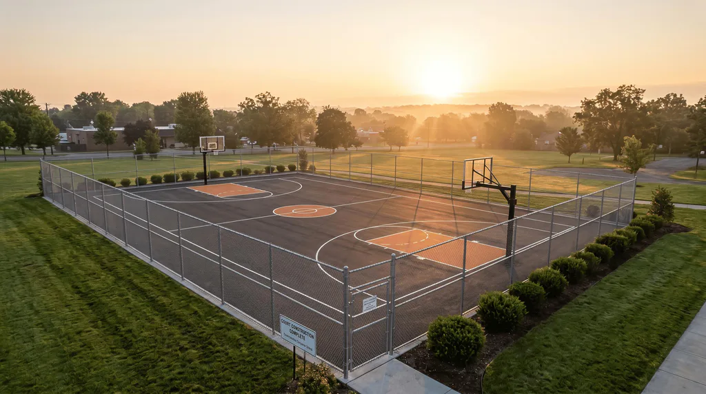 Basketball Court Construction in North York