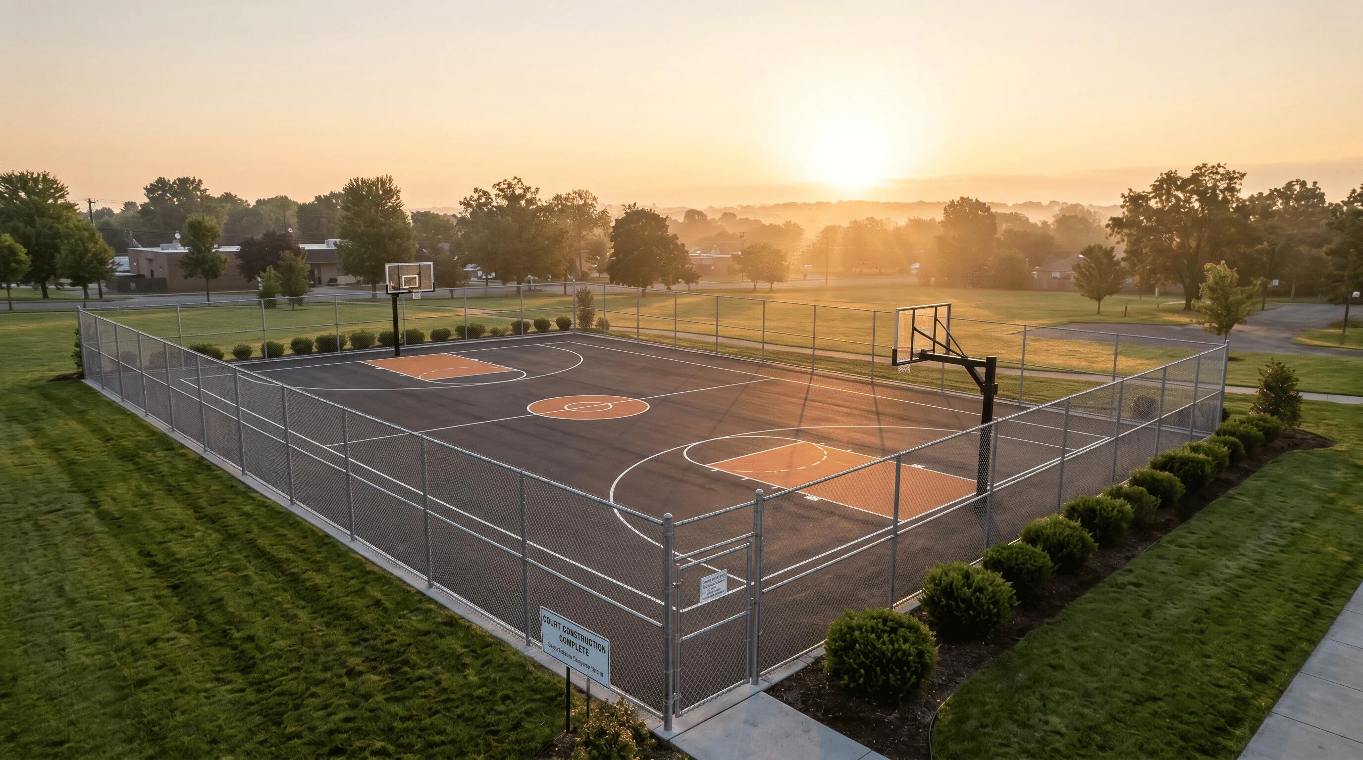 Basketball Court Construction in North York