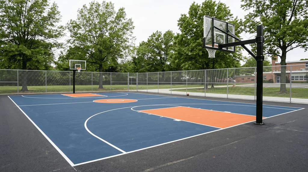 Basketball Court Construction in Oshawa
