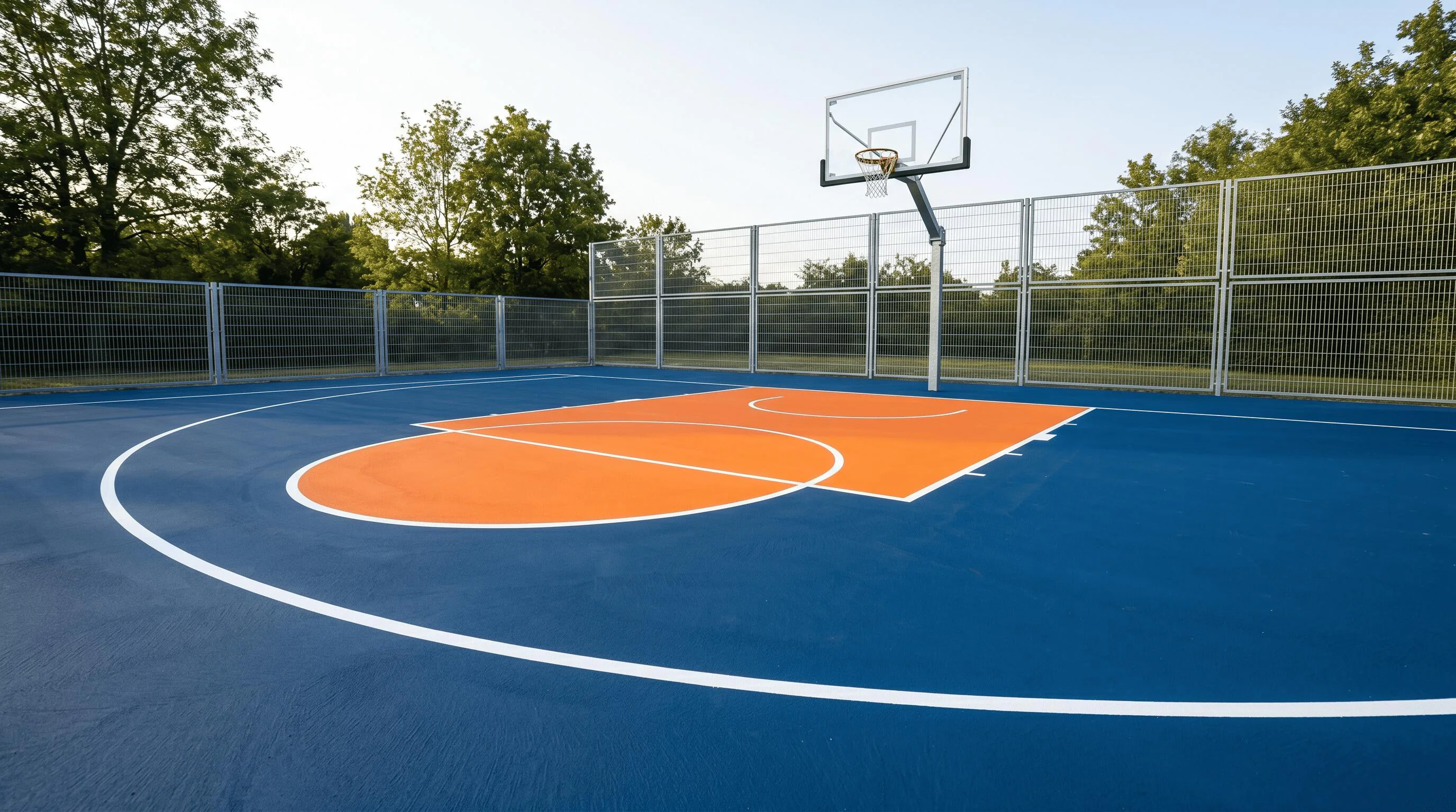 Basketball Court Construction in Richmond Hill