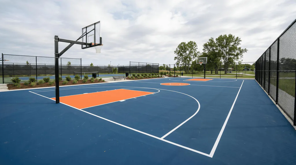 Basketball Court Construction in Schomberg