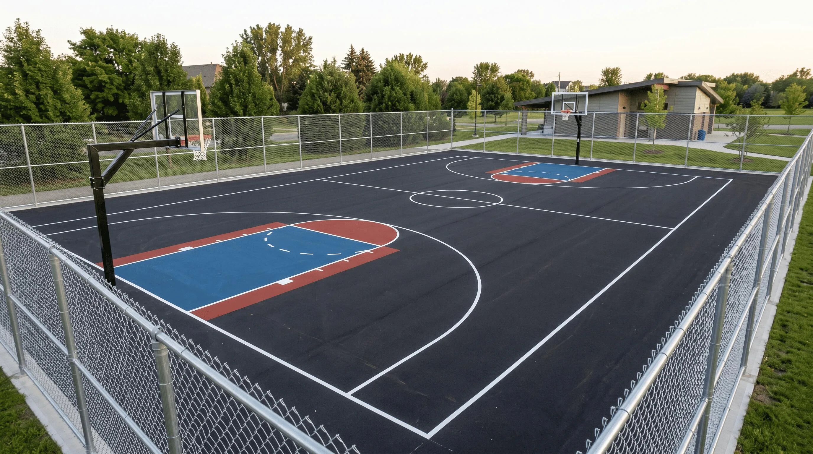 Basketball Court Construction in Unionville