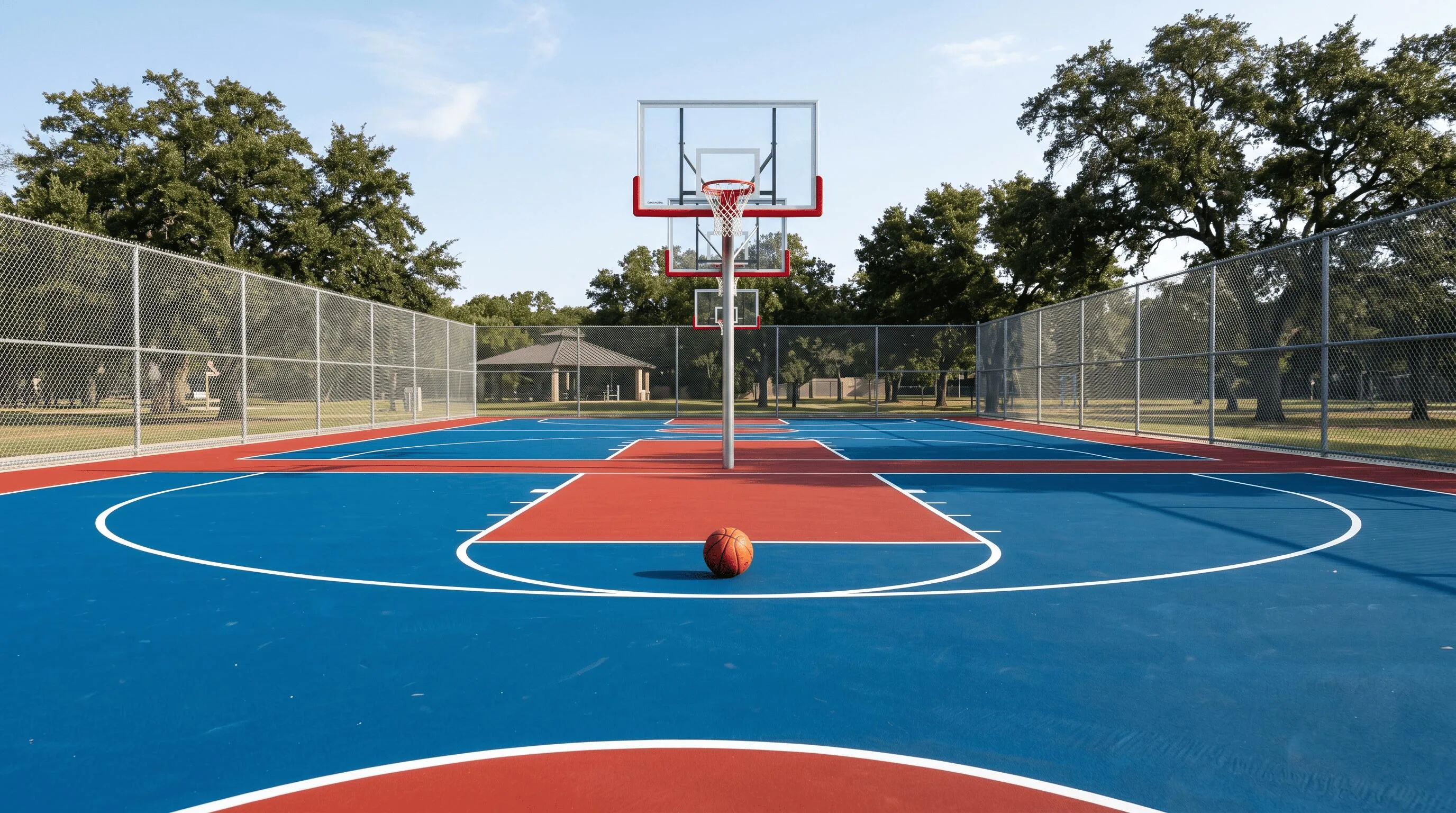 Basketball Court Construction in York Mills