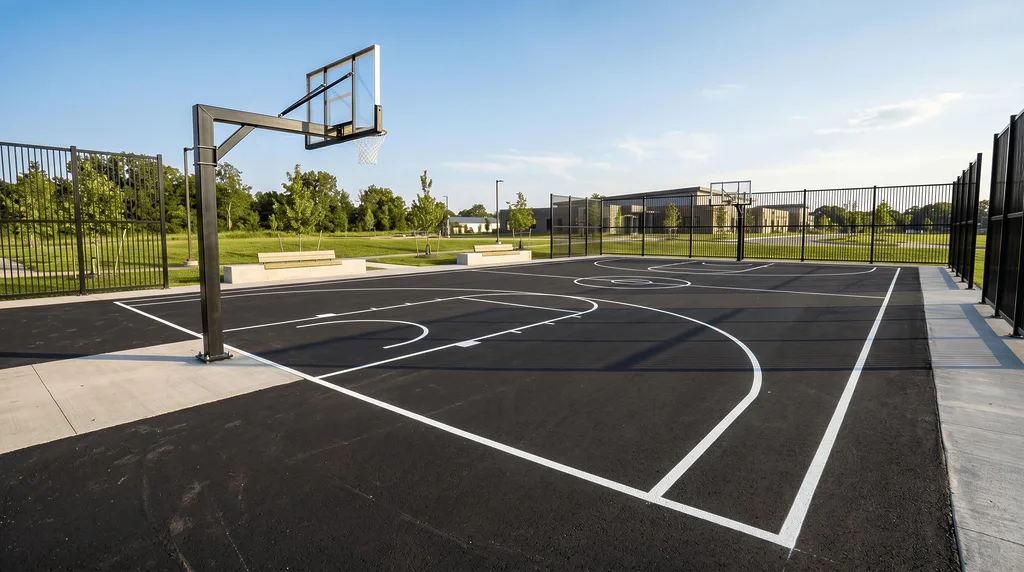 basketball court construction in Barrie