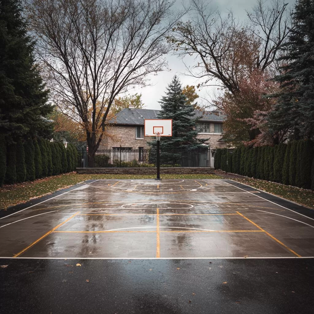 Basketball Court Construction in Barrie