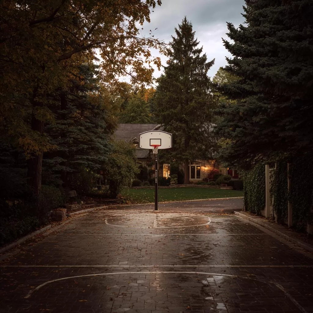 Basketball Court Construction in Blue Mountain