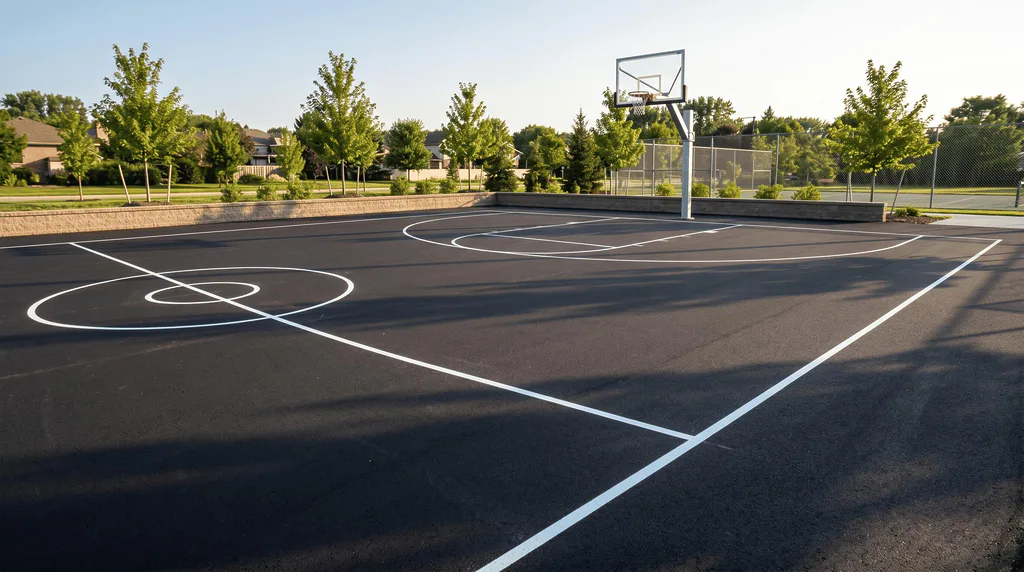 basketball court construction in Collingwood