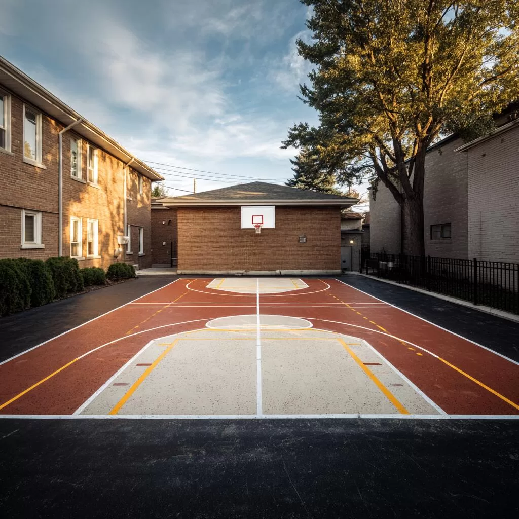 Basketball Court Construction in King City