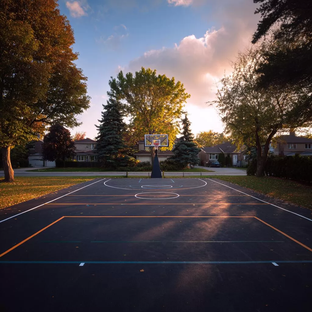 Basketball Court Construction in Kleinburg