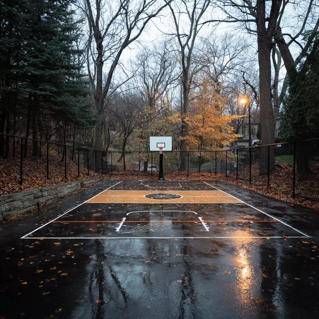 Basketball Court Construction in Newmarket