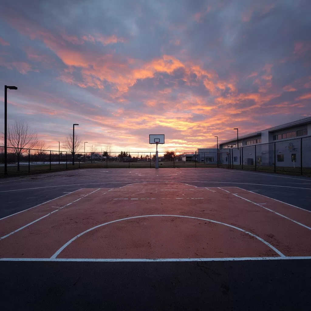 Basketball Court Construction in Rosedale