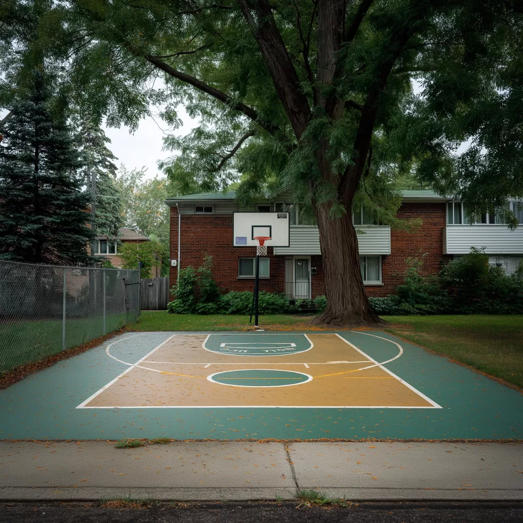 Basketball Court Construction in Schomberg