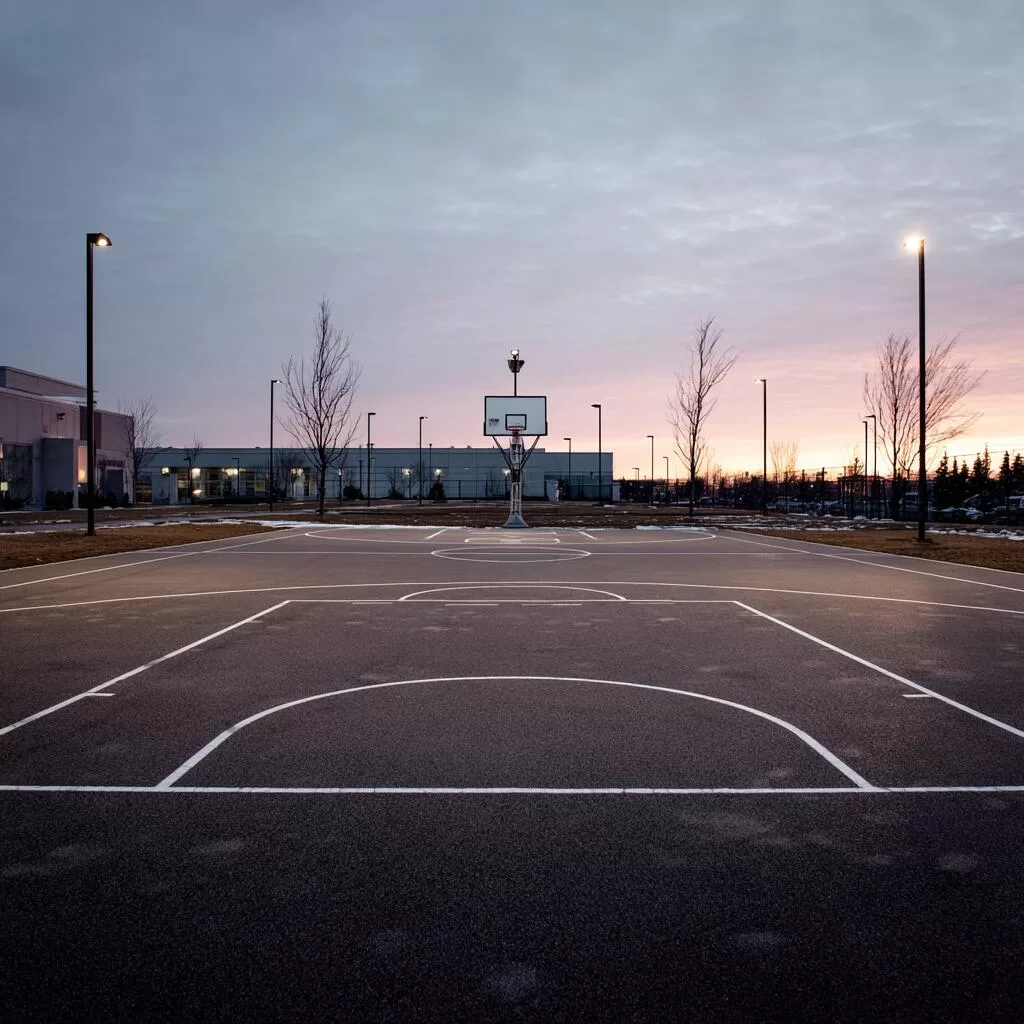 Basketball Court Construction in Unionville