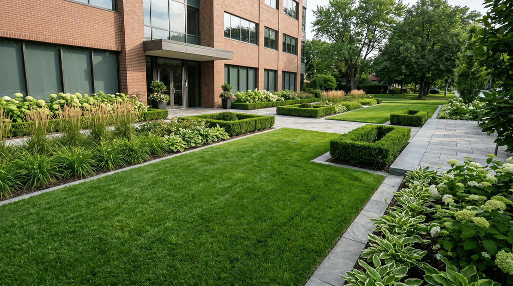 commercial landscaping maintenance in Bolton