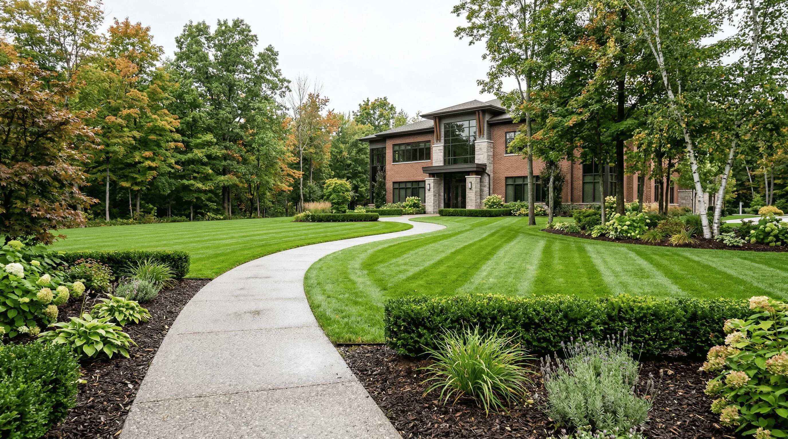 commercial landscaping maintenance in Bridle Path