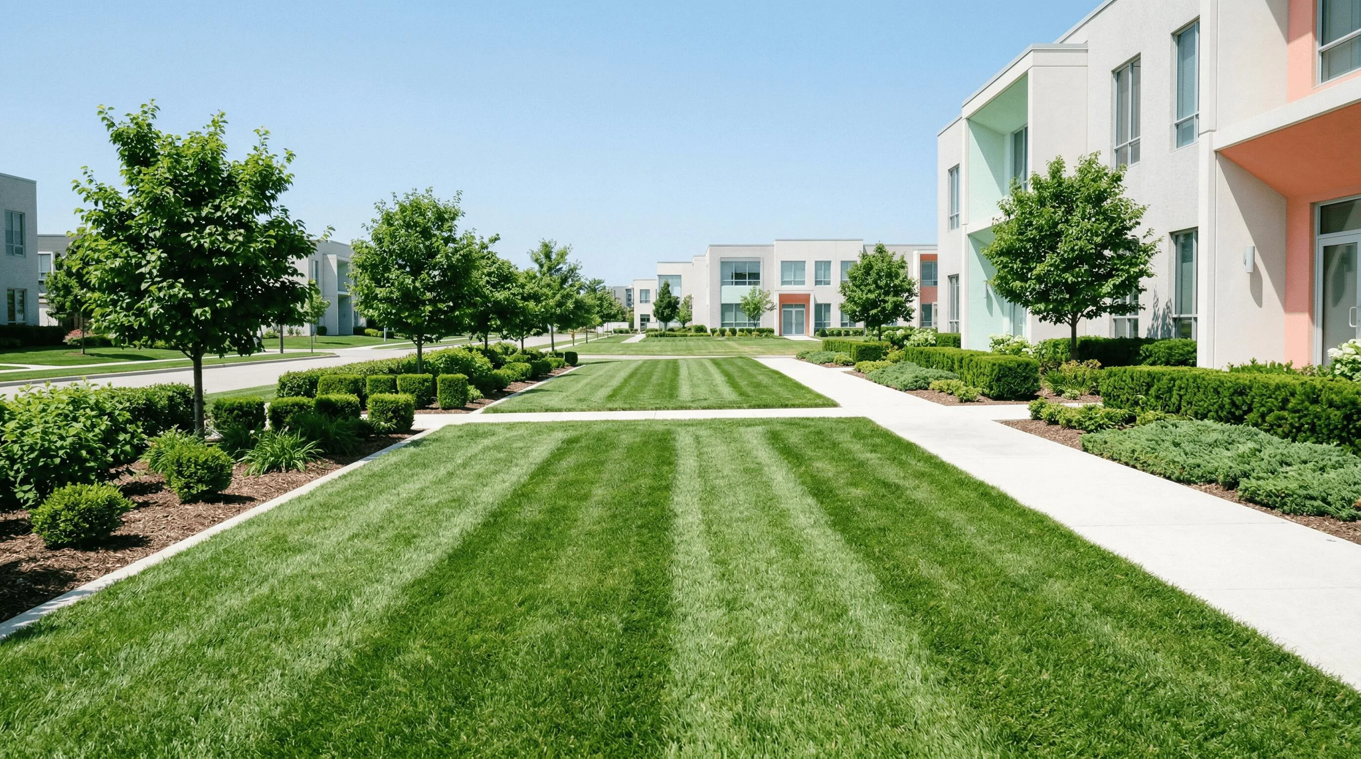 commercial landscaping maintenance in Concord