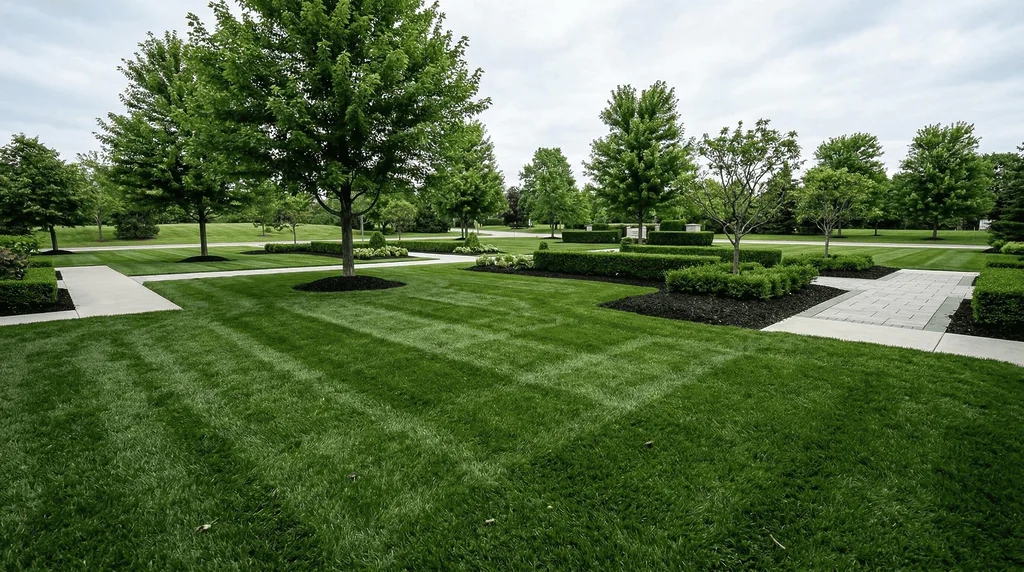commercial landscaping maintenance in Maple