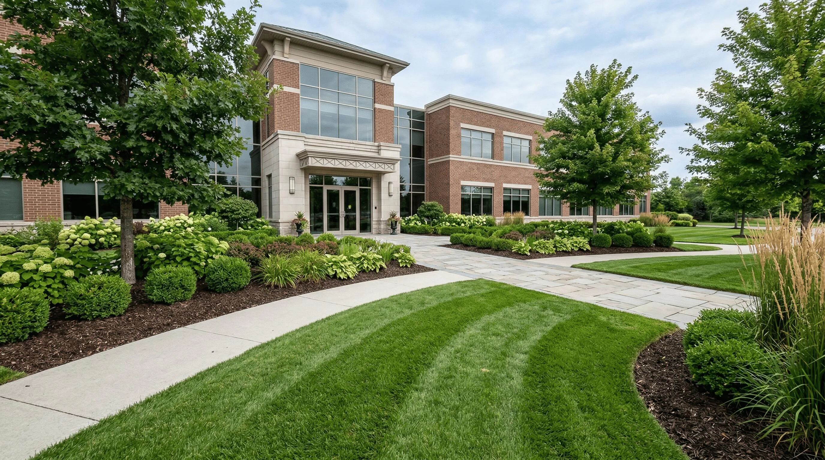 commercial landscaping maintenance in Schomberg