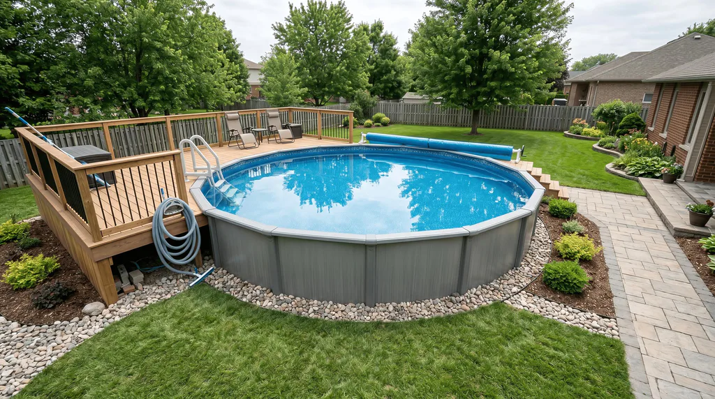 Above Ground Pool Installation in Innisfil