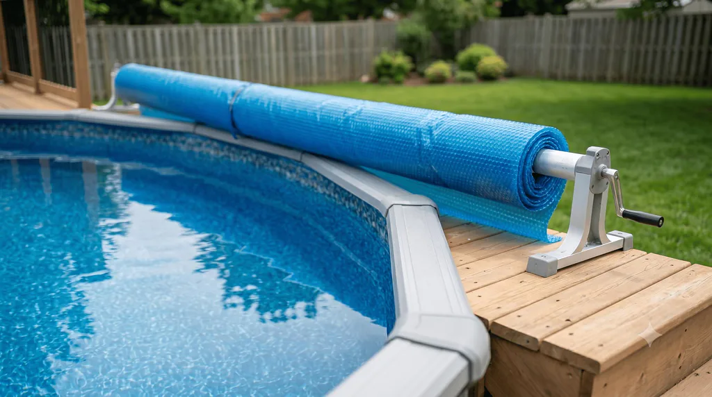 Above ground swimming pool installation