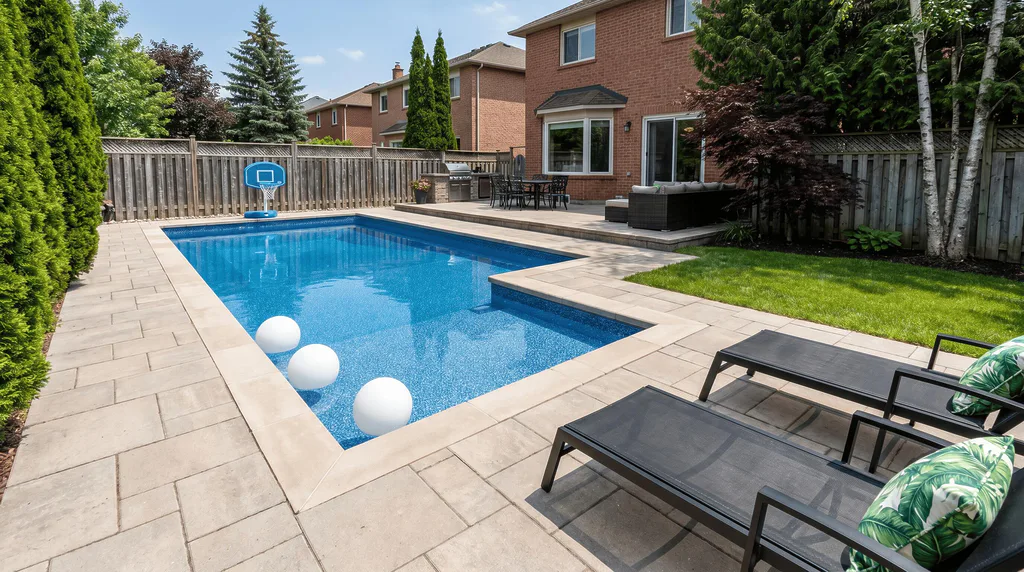 Fiberglass pool Installation