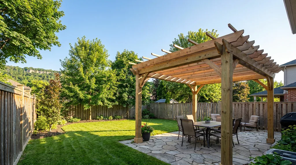 pergola building in Hamilton