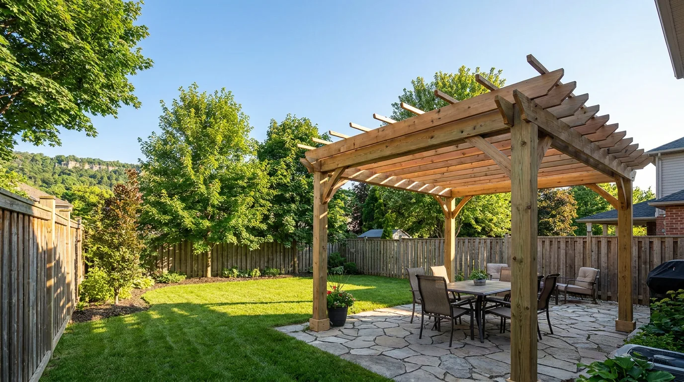 pergola building in Hamilton