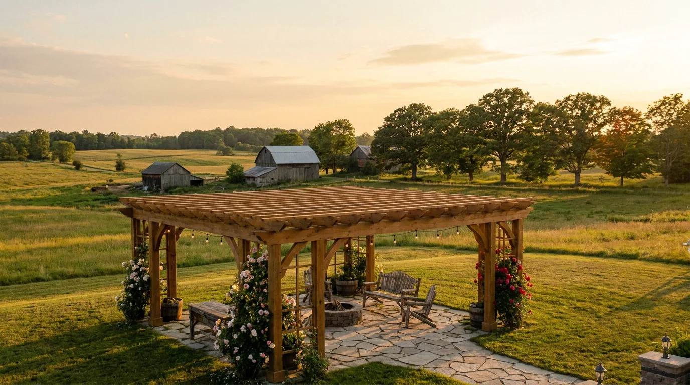 pergola building in Halton Hills