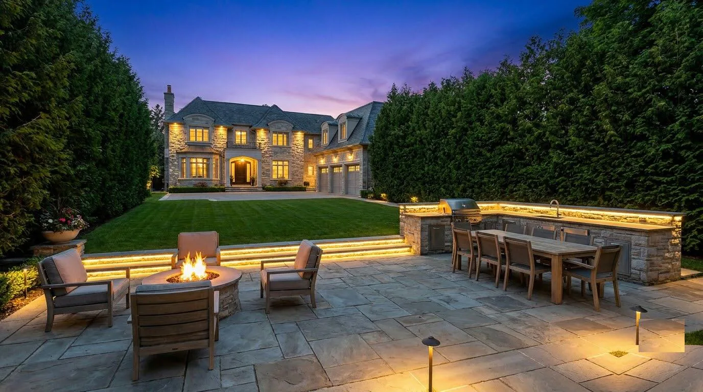 interlock patio in Bridle Path